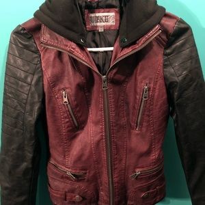 Buckle Leather Jacket